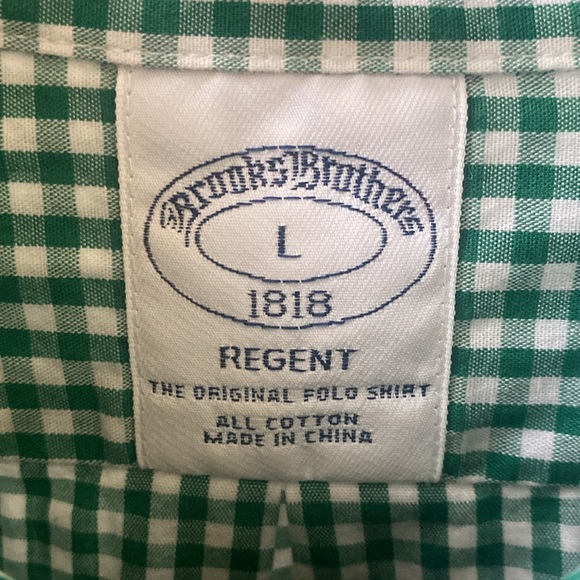 Brooks Brothers gingham button down shirt - Picture 3 of 5